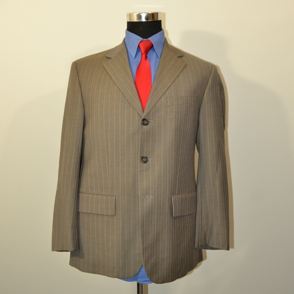 Nautica Other - Nautica 38S Sport Coat Blazer Suit Jacket Gray Pin